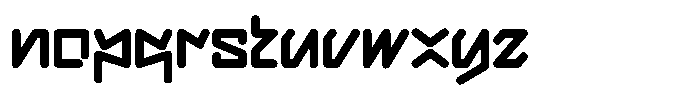 Navex Bold Font LOWERCASE
