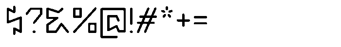 Navex Light Font OTHER CHARS