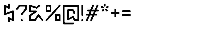 Navex Regular Font OTHER CHARS
