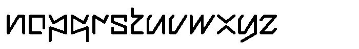 Navex Regular Font LOWERCASE