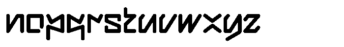 Navex Semi Bold Font LOWERCASE