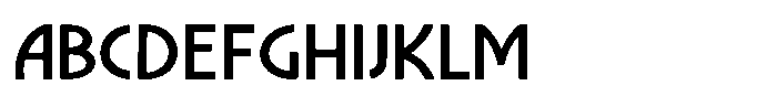Navida Bold Font UPPERCASE
