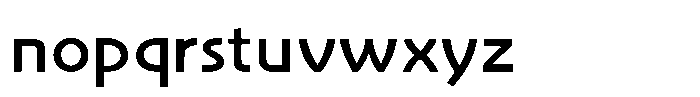 Navida Bold Font LOWERCASE