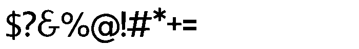 Navida Medum Font OTHER CHARS