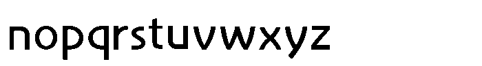 Navida Medum Font LOWERCASE