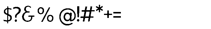 Navida Regular Font OTHER CHARS