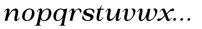 Navienna Italic Font LOWERCASE