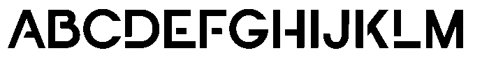 Navigable Bd Font UPPERCASE