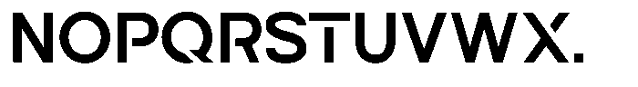 Navigable Bd Font UPPERCASE