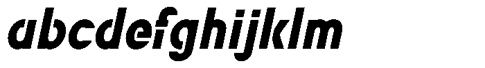 Navigable Black Condensed Italic FONT