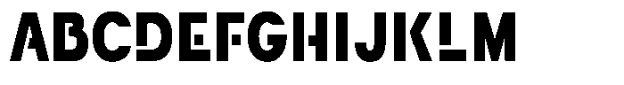 Navigable Black Condensed Font UPPERCASE