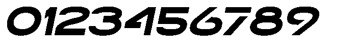 Navigable Black Ex Italic Font OTHER CHARS