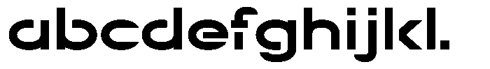 Navigable Black Ex FONT