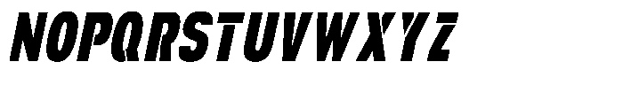Navigable Black Nr Italic Font UPPERCASE