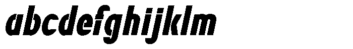 Navigable Black Nr Italic FONT