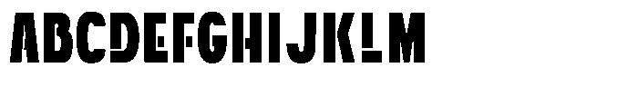 Navigable Black Nr Font UPPERCASE