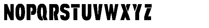 Navigable Black Nr Font UPPERCASE
