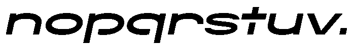 Navigable Black Wd Italic Font LOWERCASE
