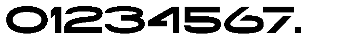 Navigable Black Wd Font OTHER CHARS