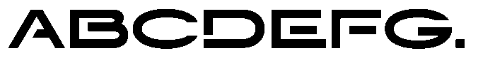 Navigable Black Wd Font UPPERCASE