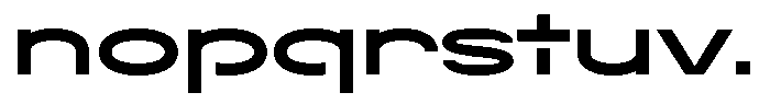 Navigable Black Wd Font LOWERCASE