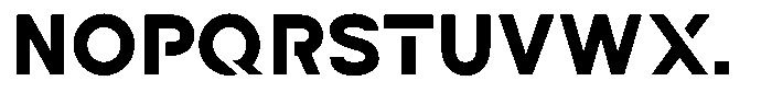 Navigable Blk Font UPPERCASE