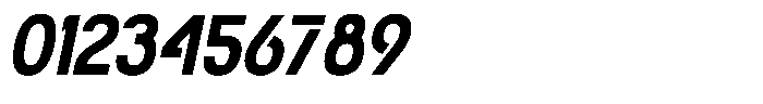 Navigable Bold Condensed Italic Font OTHER CHARS