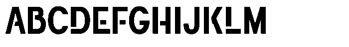 Navigable Bold Condensed Font UPPERCASE
