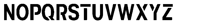 Navigable Bold Condensed Font UPPERCASE