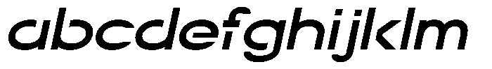 Navigable Bold Ex Italic FONT