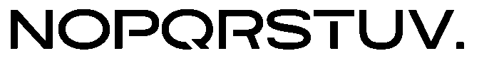 Navigable Bold Ex Font UPPERCASE