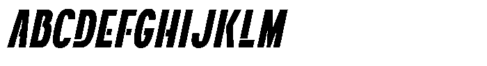 Navigable Bold Nr Italic Font UPPERCASE