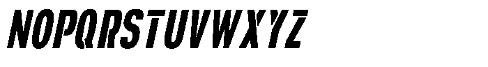 Navigable Bold Nr Italic Font UPPERCASE