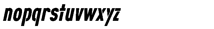 Navigable Bold Nr Italic Font LOWERCASE