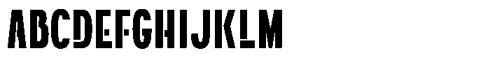 Navigable Bold Nr Font UPPERCASE