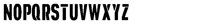 Navigable Bold Nr Font UPPERCASE