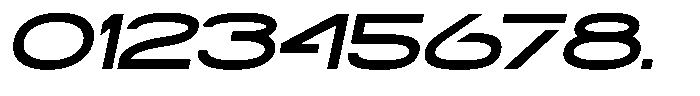 Navigable Bold Wd Italic Font OTHER CHARS