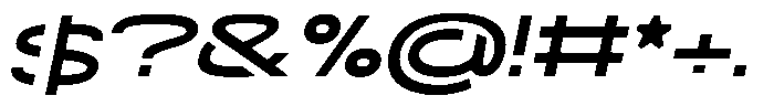 Navigable Bold Wd Italic Font OTHER CHARS