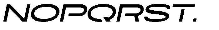Navigable Bold Wd Italic Font UPPERCASE