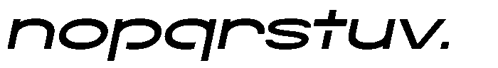 Navigable Bold Wd Italic Font LOWERCASE