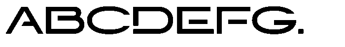 Navigable Bold Wd Font UPPERCASE