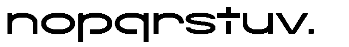 Navigable Bold Wd Font LOWERCASE