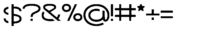 Navigable Ex Font OTHER CHARS
