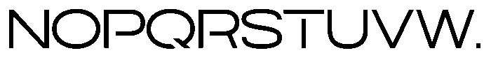 Navigable Ex Font UPPERCASE