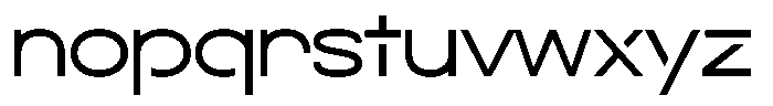 Navigable Ex Font LOWERCASE