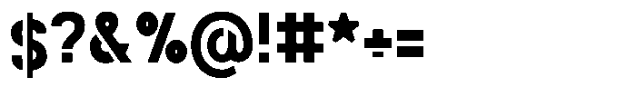 Navigable Extra Bold Condensed Font OTHER CHARS