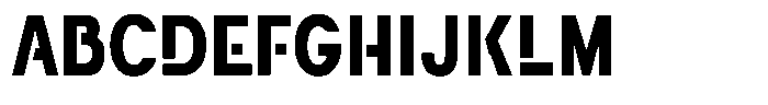 Navigable Extra Bold Condensed Font UPPERCASE