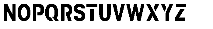 Navigable Extra Bold Condensed Font UPPERCASE