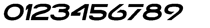 Navigable Extra Bold Ex Italic Font OTHER CHARS