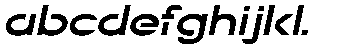 Navigable Extra Bold Ex Italic FONT